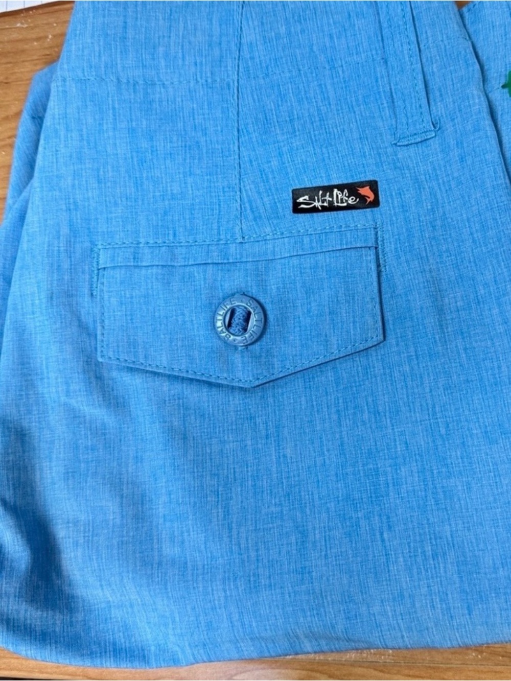 * Salt Life brand  Men's Bright Blue lightweight shorts-S